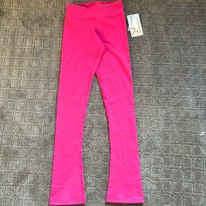 Hot pink Chloe Noel figure skating leggings